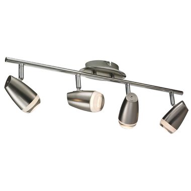 LED Spotleiste, beweglich, Chrom, klar, 4 flammig, L 58cm