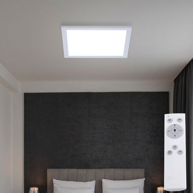 Panel natynkowy LED, 1400 lumenów, CCT, zdalne sterowanie, L 29,5 cm