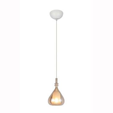 Lampa wisząca, metal, biały, matowy, E14, wys. 200 cm