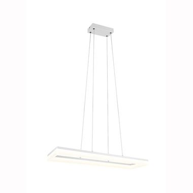 LED, pendant light, white, SMD, 27W, neutral white, W 70 cm