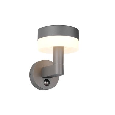 Applique d'extérieur LED, détecteur de mouvement, aluminium, anthracite, H 22,5 cm
