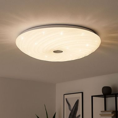 LED plafondlamp, stereffect, CCT, wit, D 57,5 cm