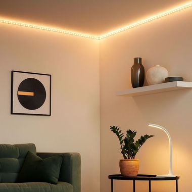 LED Strip, autocollant, extensible/réductible, IP44, L 300 cm