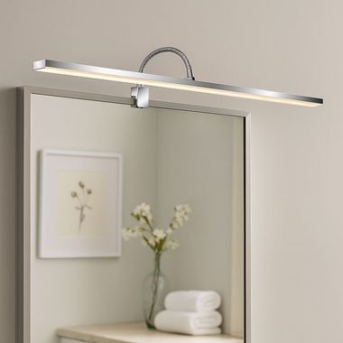 Applique LED, lampada da bagno, dimmer, L 78 cm