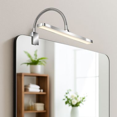 Applique LED, lampada da bagno, dimmer, L 30 cm