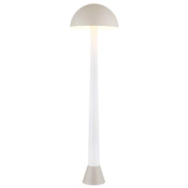 Lampadaire, métal, couleur sable, interrupteur à pédale, H 150 cm