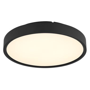 LED Deckenleuchte JESS, Schwarz, Dimmbar, Bluetooth, D 39 cm