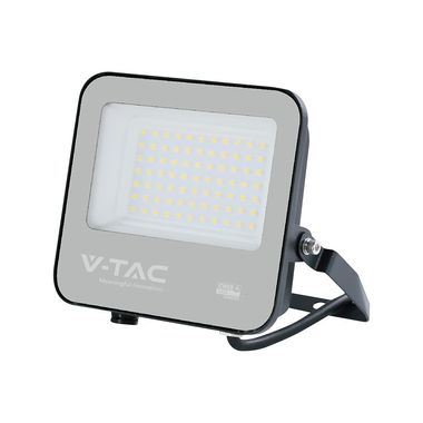 LED-wandlamp VT-4455, zwart, aluminium, stofbestendig, IP65