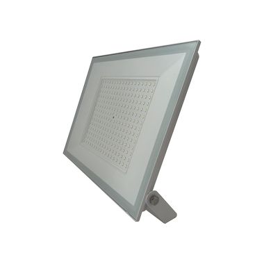 LED-buitenspot, schijnwerper, wit, aluminium, IP65, L 37,5 cm