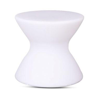Tabouret LED VT-7810, blanc, intensité réglable, changement de couleur, batterie rechargeable, L 40 cm