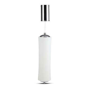 LED Hängeleuchte VT-7027, Pendellampe, dimmbar, Weiß, Eisen, H 250 cm