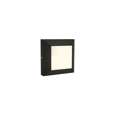 Applique murale d'extérieur à LED HELENA, lampe de façade, noir mat, H 10,1 cm