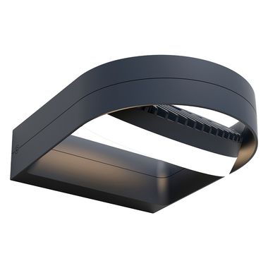 Applique murale LED FELE, anthracite, aluminium, spot orientable, L 20 cm