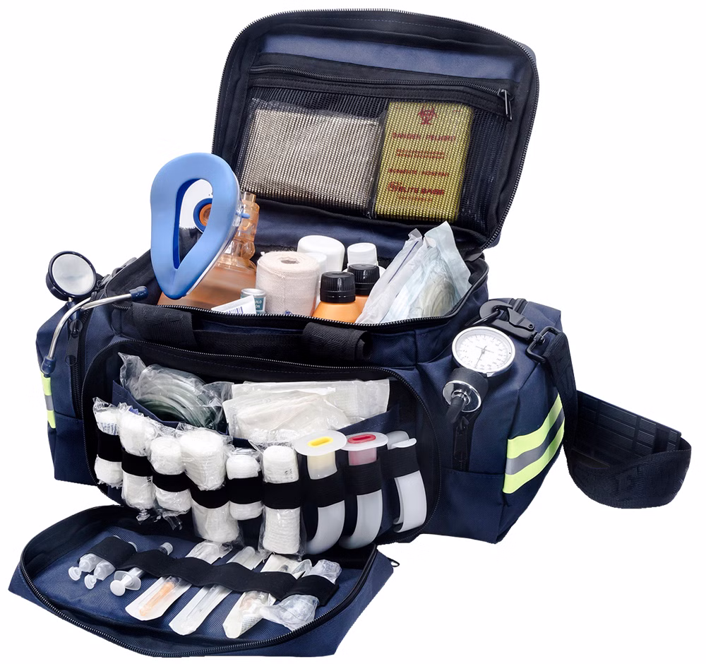 EliteBags Emergency's LIGHT BAG Notfalltasche Polyester Blau