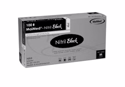 MaiMed Nitril Black Einmalhandschuh (100 Stück) S