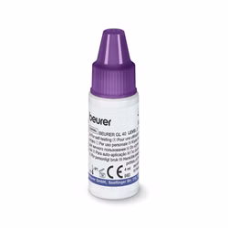 Kontrolllösung 4ml für Beurer Blutzuckermessgeräte Level 1 & 2 für Beurer GL40