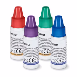 Kontrolllösung 4ml für Beurer Blutzuckermessgeräte Level 1 & 2 für Beurer GL40