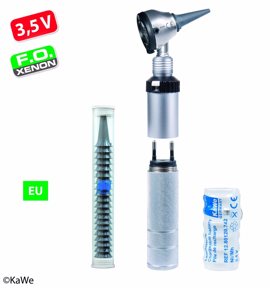 KaWe Eurolight F.O. 30 Otoskop mit Batteriegriff