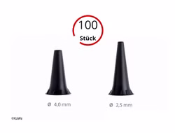 100 Stück KaWe Otoskop Einwegohrtrichter Ohrtrichter 2,5mm / 4,0mm 2.5mm