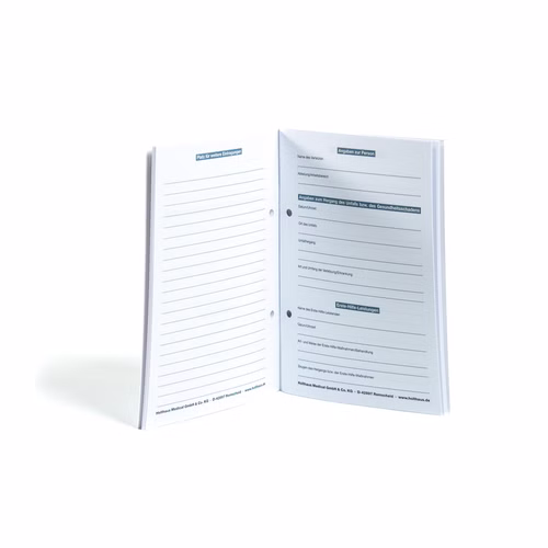 Verbandbuch DIN A 5 zur Aufzeichnung von Behandlungen