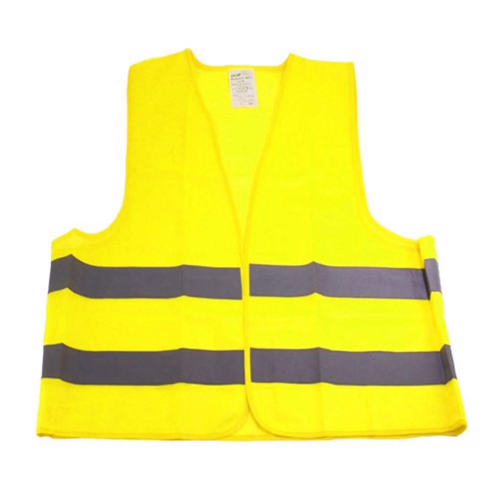 Polyester Warnweste EN 471 Universalgröße neongelb