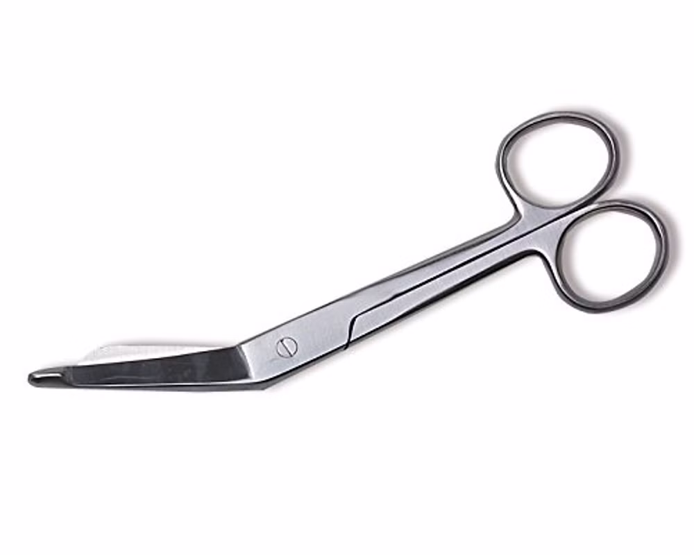 Listerschere Verbandschere kniegebogen Edelstahlschere Mit Gravur