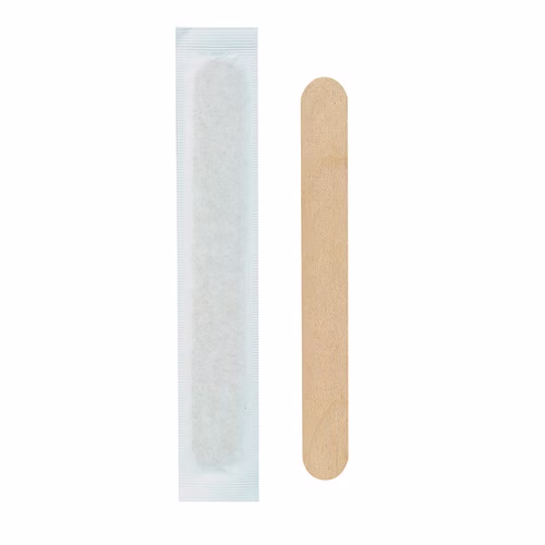 Holzspatel Einmalmundspatel 15cm x 1,8cm einzeln eingesiegelt (50 Stück)