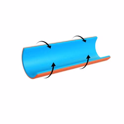 SamSplint Standard Schiene 11cm x 91cm gerollt