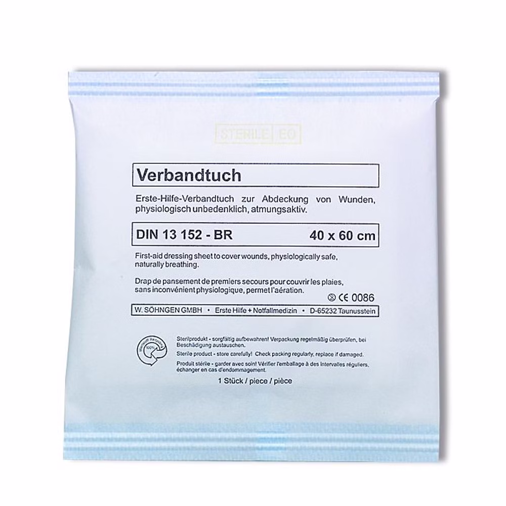 Söhngen Verbandtuch DIN 13152 (20 Jahre haltbar) klein