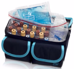EliteBags ROW Labortasche für Blutröhrchen