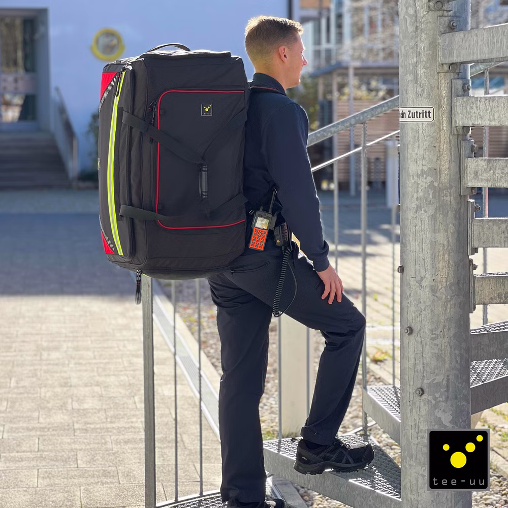 Tee-uu RAGBAG EVO Bekleidungstasche schwarz/rot