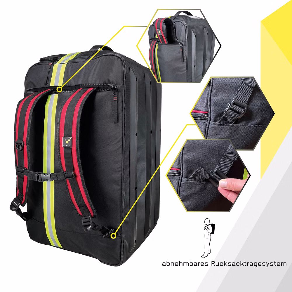 Tee-uu RAGBAG EVO Bekleidungstasche schwarz/rot