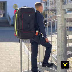 Tee-uu RAGBAG EVO Bekleidungstasche schwarz/rot