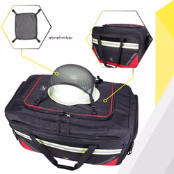 Tee-uu RAGBAG EVO Bekleidungstasche schwarz/rot