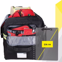 Tee-uu RAGBAG EVO Bekleidungstasche schwarz/rot