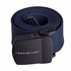 RescueWear Gürtel mit Kunststoffverschluss Koppel für Einsatzhosen bis 130cm Blau