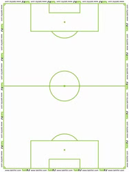 Taktifol Rolle mit 25 Folien "Fußball"