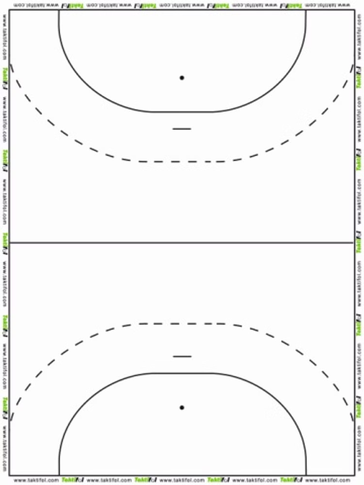 Taktifol Rolle mit 25 Folien "Handball"