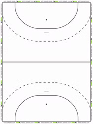 Taktifol Rolle mit 25 Folien "Handball"