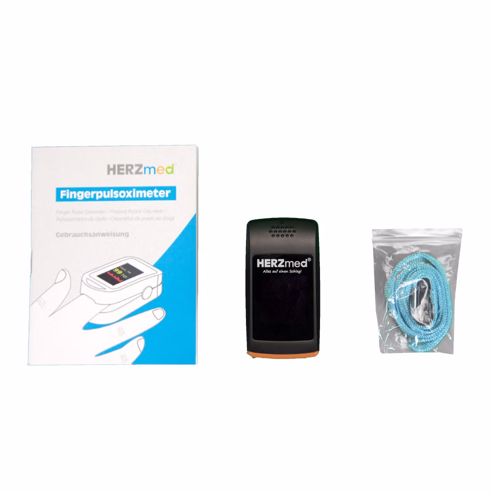Fingerpulsoximeter PC-60E mit Kindersensor Pulsoximeter