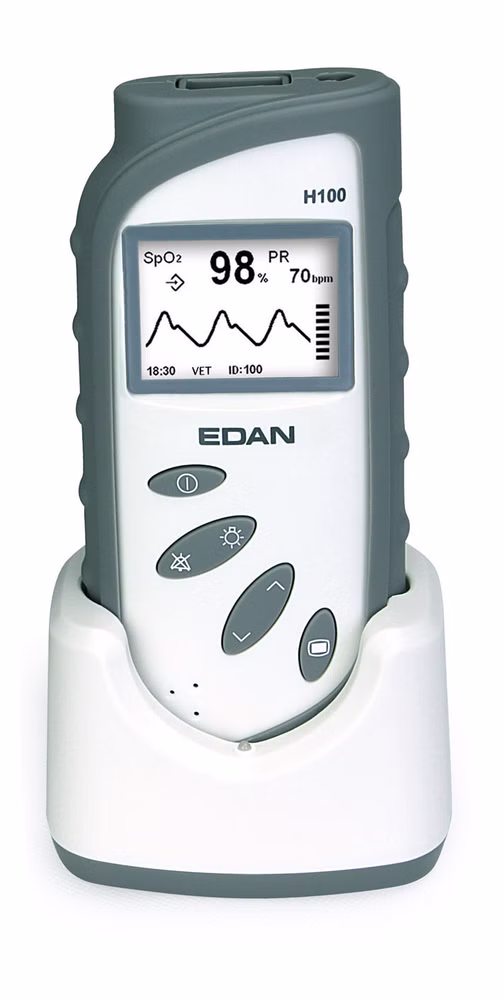 Ladestation und Akku für Pulsoximeter Edan H100B und H100N
