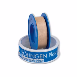 Söhngen Plast 5m-Rollenpflaster Tape auf Spule mit Schutzring 1.25cm