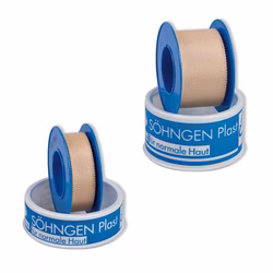 Söhngen Plast 5m-Rollenpflaster Tape auf Spule mit Schutzring 1.25cm