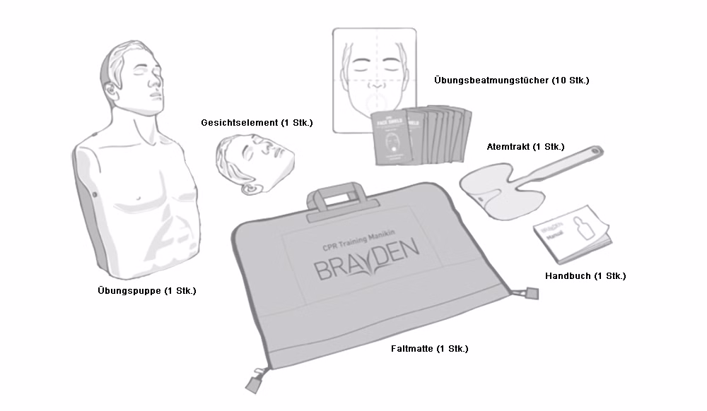Brayden Manikin Basic Reanimationspuppe