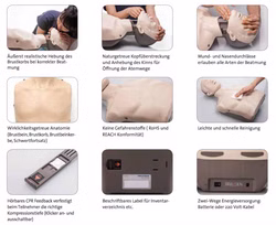 Brayden Manikin LED Advanced Reanimationspuppe Trainingspuppe