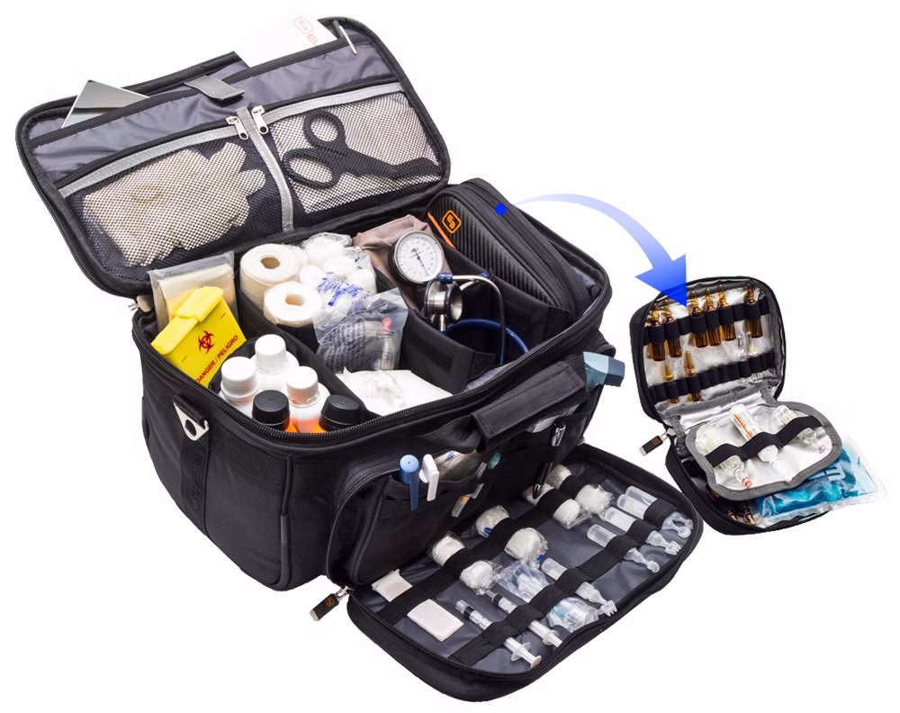 EliteBags GP´S Softbag-Arzttasche Schwarz
