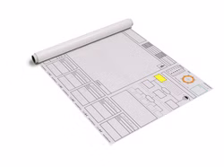Taktifol Rolle mit 25 Folien "Stab-THW"