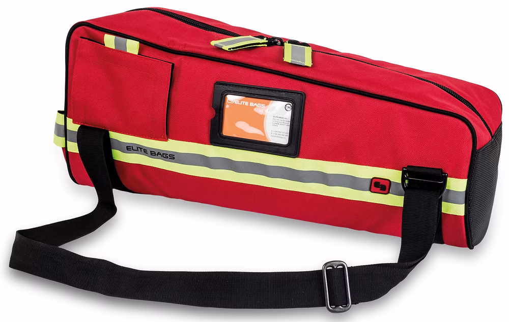 EliteBags MINI TUBE Sauerstofftasche für O2-Flaschen bis 3l Rot