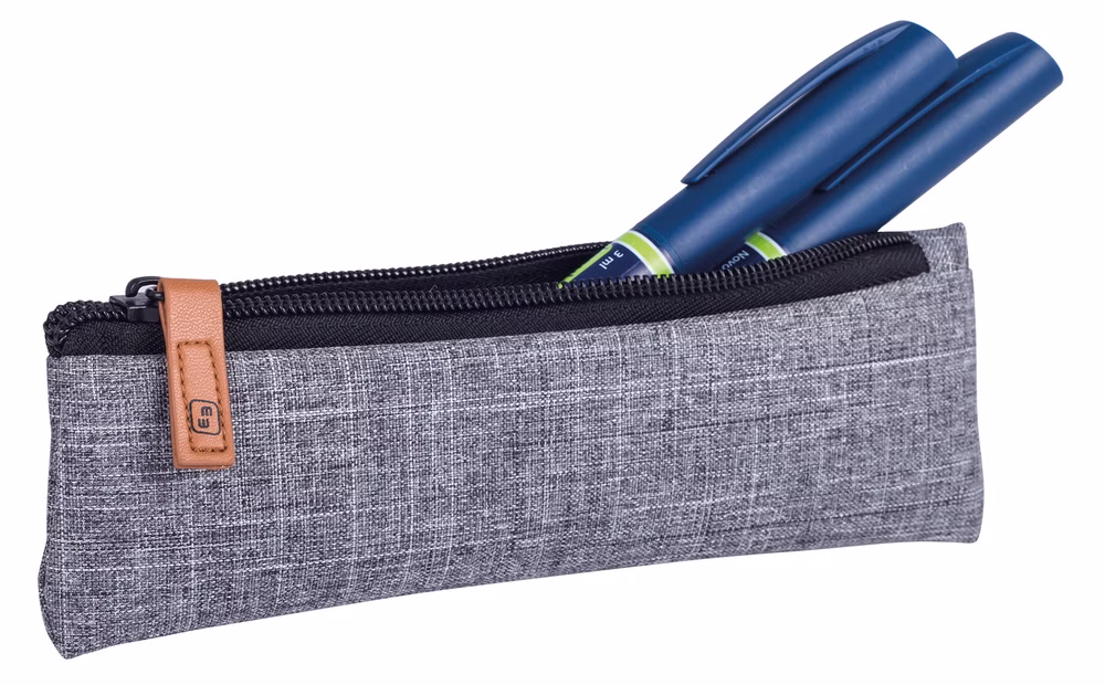 Tee-uu EliteBags INSUL-IN Diabetikertäschchen für Insulin-Pens Grau Bitone