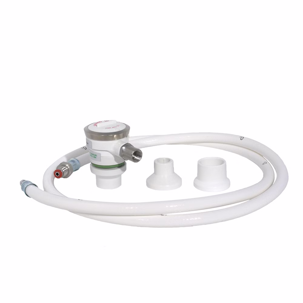 Ambu Demandventil für medizinischen Sauerstoff mit glattem 1,5m Schlauch und wählbarem ISO-Adapter ISO-Ausführung / ZGV